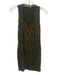Alice & Olivia Size XS Hunter Green No Fabric Tag All Over Sequins Dress Hunter Green / XS