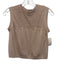 Varley Size XXS/XS Beige Pink Nylon Cut Outs Crop Sleeveless Top Beige Pink / XXS/XS