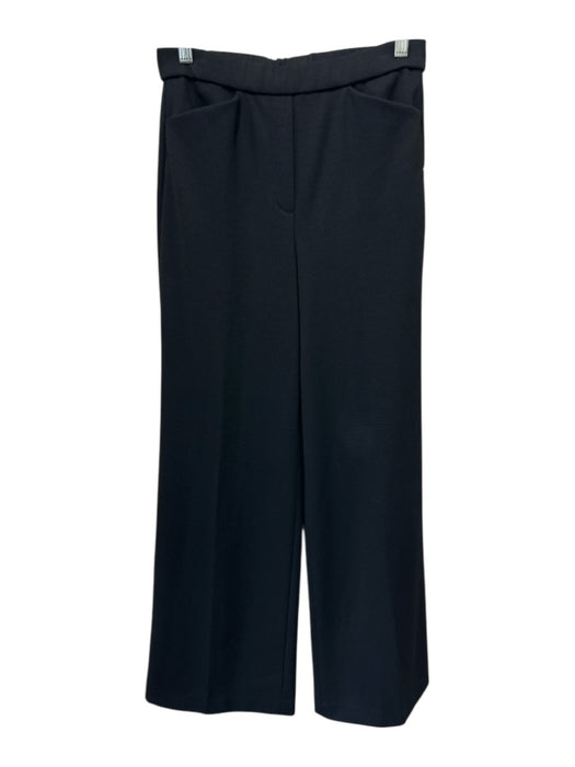 Theory Size 4 Black Nylon Blend Elastic Waist Pockets Pants Black / 4