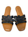 Veronica Beard Shoe Size 36 Brown & Black Leather open toe Multi Strap Shoes Brown & Black / 36