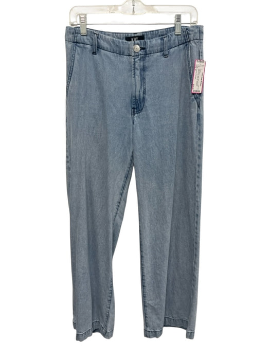 Kut From The Kloth Size 4 Light Wash Cotton Blend Mid Rise Button & Zip Jeans Light Wash / 4