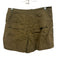 Ulla Johnson Size 6 Olive Green Cotton Blend Button Front Gathered Shorts Olive Green / 6