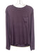 Lululemon Size Est M Purple Synthetic Heathered T shirt Men's Long Sleeve Shirt Purple / Est M
