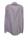 Sid Mashburn Size S Purple & White Linen Blend Striped Men's Long Sleeve Shirt Purple & White / S