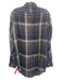 Sid Mashburn Size M Navy & Brown Linen Blend Plaid Button Up Long Sleeve Shirt Navy & Brown / M