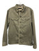 ALLSAINTS Size S Olive Green Cotton Solid Fur Lined Buttons Men's Jacket Olive Green / S