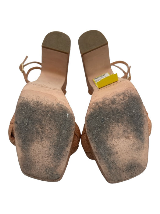 Loeffler Randall Shoe Size 7.5 Brown Straw Espadrille Braid Detailing Pumps Brown / 7.5