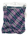 Isabel Marant Etoile Size 38 Purple & Green Cotton Long Sleeve Plaid Skirt Set Purple & Green / 38