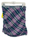 Isabel Marant Etoile Size 38 Purple & Green Cotton Long Sleeve Plaid Skirt Set Purple & Green / 38