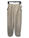 Daily Drills Size XS/S Beige Polyester Fleece Pockets Elastic Waist Jogger Pants Beige / XS/S