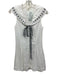 For Love & Lemons Size XS White Cotton Sleeveless Button Front Mini Dress White / XS