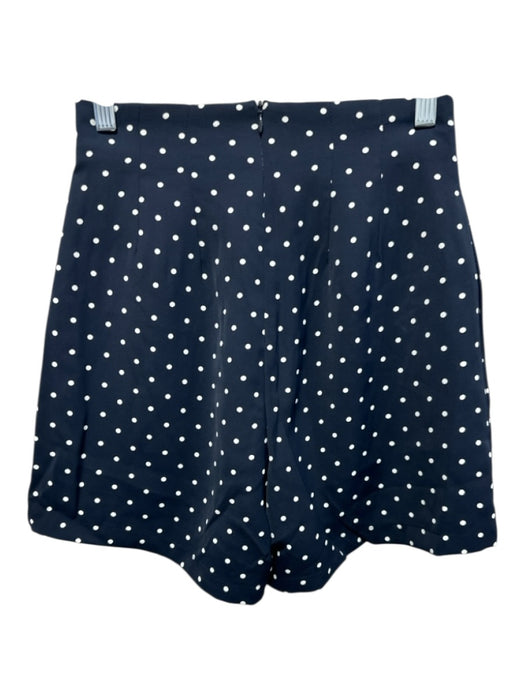 Odd Muse Size XS Black & White Polyester Polka Dots Zip Back Short Set Black & White / XS