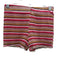 Zara Size S Red & Multi Poly Blend Open Knit Collared V Neck Stripe Short Set Red & Multi / S