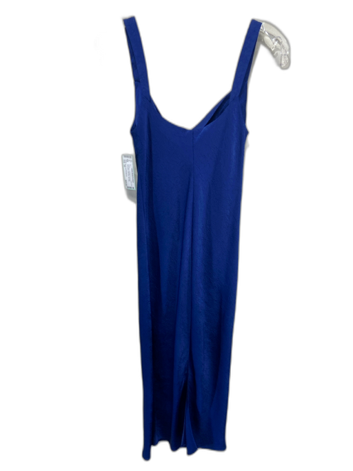 Baum und Pferdgarten Size XS Royal Blue Polyester Textured Sleeveless Slip Dress Royal Blue / XS