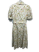 Derek Lam 10 Crosby Size XS White, Green, & Multi Cotton Blend Button Down Dress White, Green, & Multi / XS
