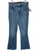 Veronica Beard Jeans Size 26 Medium Wash Cotton & Elastane Zip Fly Raw Hem Jeans Medium Wash / 26