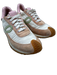 Loewe Shoe Size 36 Pink, Brown, Green Suede & Synthetic Lace Up Sneakers Pink, Brown, Green / 36