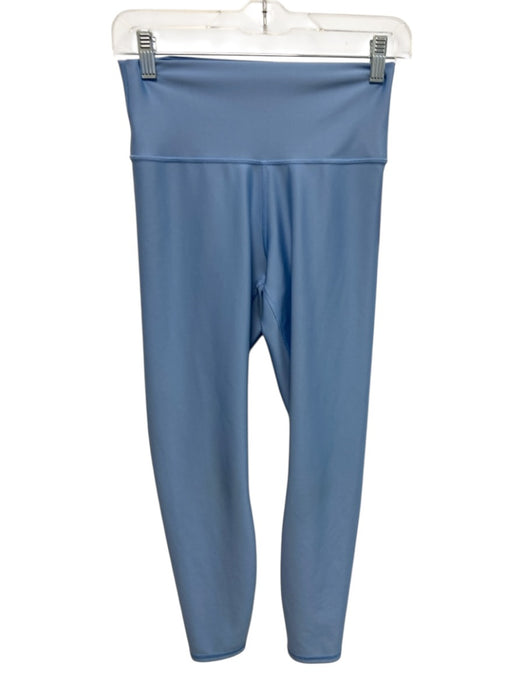 Alo Size M Light Blue High Rise Solid Full Length Leggings Light Blue / M