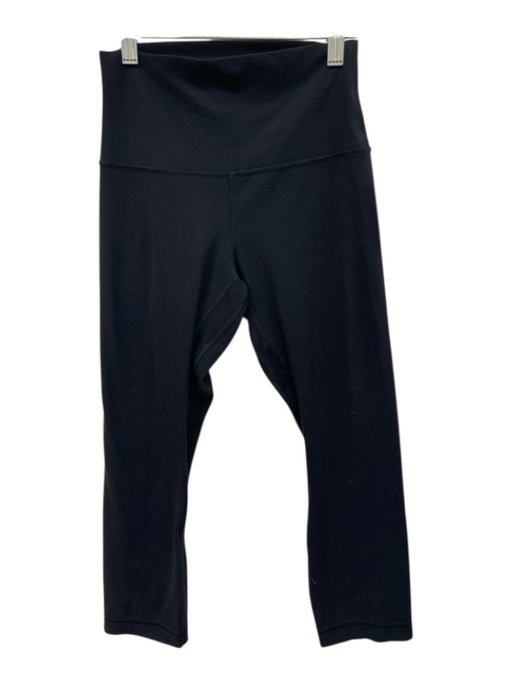 Lululemon Size Est S Black High Rise Cropped Leggings Black / Est S