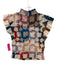 Sea New York Size M White & Multi Cotton Flutter Cap sleeve high neck Top White & Multi / M