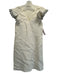 J Crew Collection Size 0 Cream White & Black Lyocell blend Eyelet V Neck Dress Cream White & Black / 0