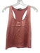 Alice + Olivia Classics Size S Salmon Pink Polyester Satin Racerback U Neck Top Salmon Pink / S