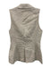Reformation Size S Beige Linen Sleeveless Button Front Flap Pockets Vest Beige / S