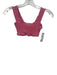 Daily Drills Size XS Pink Modal Blend Ribbed Square Neck Athletic sports bra Pink / XS