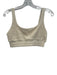 Daily Drills Size S Cream White Cotton Elastic Band Scoop Neck Sweat sports bra Cream White / S