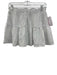Eberjey Size M White Cotton Elastic Waistband Floral Eyelet Tiered Mini Skirt White / M