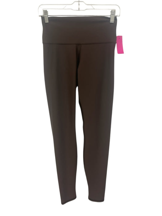 Alo Size M Brown Polyester Blend Elastic Waistband Athletic Leggings Brown / M