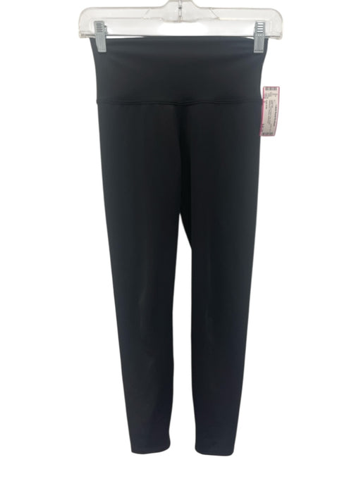 Daily Drills Size S Black Faded Fabric Tag Elastic Waistband Athletic Leggings Black / S