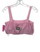 Daily Drills Size XS Pink Nylon Elastic Waistband Shelf Bra Bubble Athletic Set Pink / XS