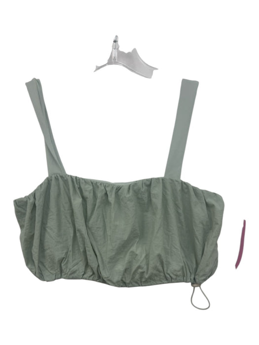 Daily Drills Size XS Sage green Nylon Elastic Waistband Shelf Bra Athletic Set Sage green / XS