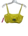 Daily Drills Size XS Yellow Nylon Elastic Waistband Shelf Bra Athletic Set Yellow / XS