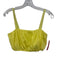 Daily Drills Size XS Yellow Nylon Elastic Waistband Shelf Bra Athletic Set Yellow / XS