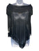 Toga Pulla Black Viscose Blend Fishnet Fringe scarf Black / One Size
