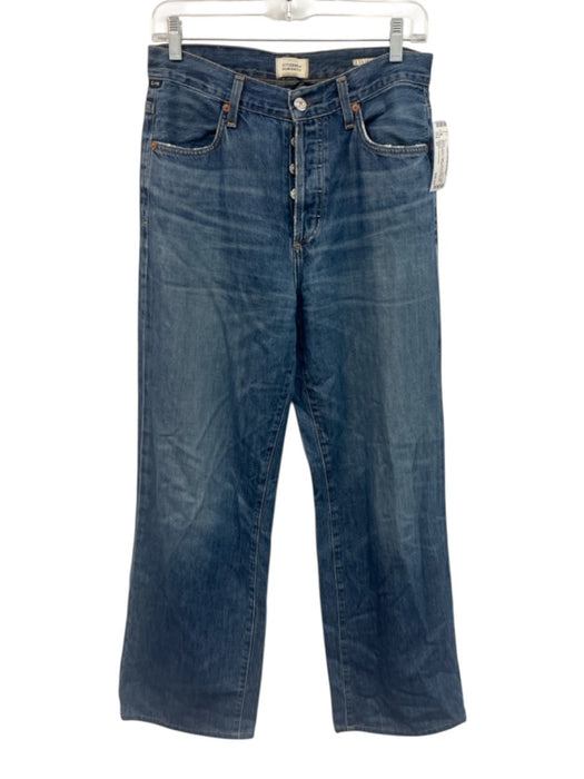 Citizens of Humanity Size 27 Medium Wash Cotton Whiskering High Rise Jeans Medium Wash / 27