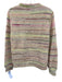 Kilte Size 1 Yellow, Pink, Multi Alpaca Blend Stripe Ribbed Collar Sweater Yellow, Pink, Multi / 1