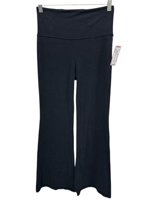 Athleta Size S Black Nylon Blend Elastic Waistband Wide Leg Athletic Leggings Black / S