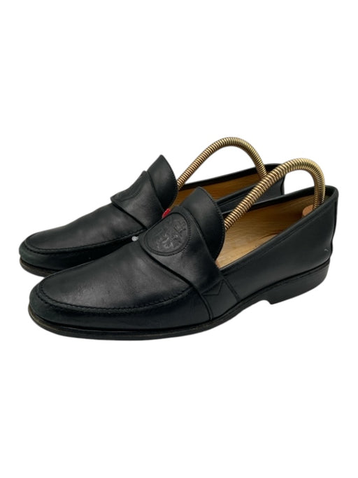 Hermes Shoe Size 41 AS IS Black Leather Solid Dress loafer Men's Shoes 41