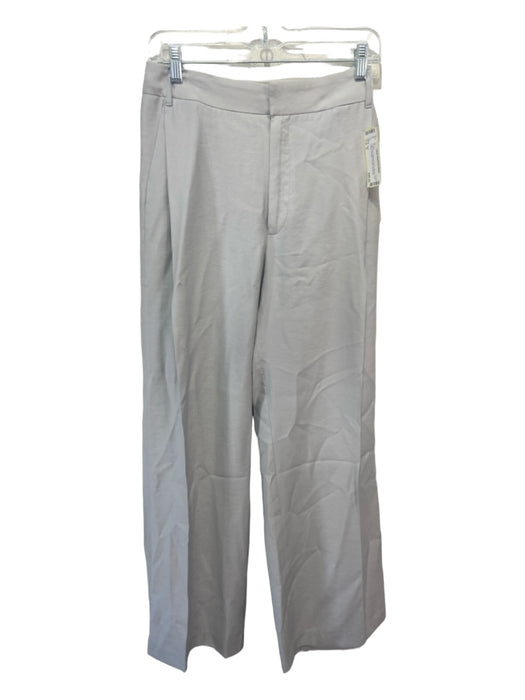 Zara Size S Light Grey Missing Fabric Zip Fly Hook & Eye Pleated Trouser Pants Light Grey / S