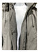 Canada Goose Size S Gray Poly Blend Puffer Long Line Fur Hood Coat Gray / S