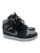 Nike Shoe Size 8 Black & Gray Leather Mid Top Sneakers Black & Gray / 8