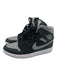 Nike Shoe Size 8 Black & Gray Leather Mid Top Sneakers Black & Gray / 8