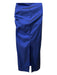 Veronica Beard Size 2 Cobalt Blue Polyester Blend One Shoulder Bow Ruched Dress Cobalt Blue / 2