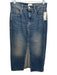 Isabel Marant Size S / 36 Medium Wash Cotton Fading Front Slit Midi Skirt Medium Wash / S / 36