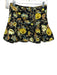 Ulla Johnson Size 4 Black, Yellow, Blue Silk Quilted Floral Flare Mini Skirt Black, Yellow, Blue / 4