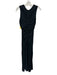 Ulla Johnson Size 6 Black Cotton Keyhole Ruched Maxi Dress Black / 6