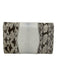 Khirma Eliazov White & Taupe Reptile Snake Print Removable Strap Chain Strap Bag White & Taupe / S